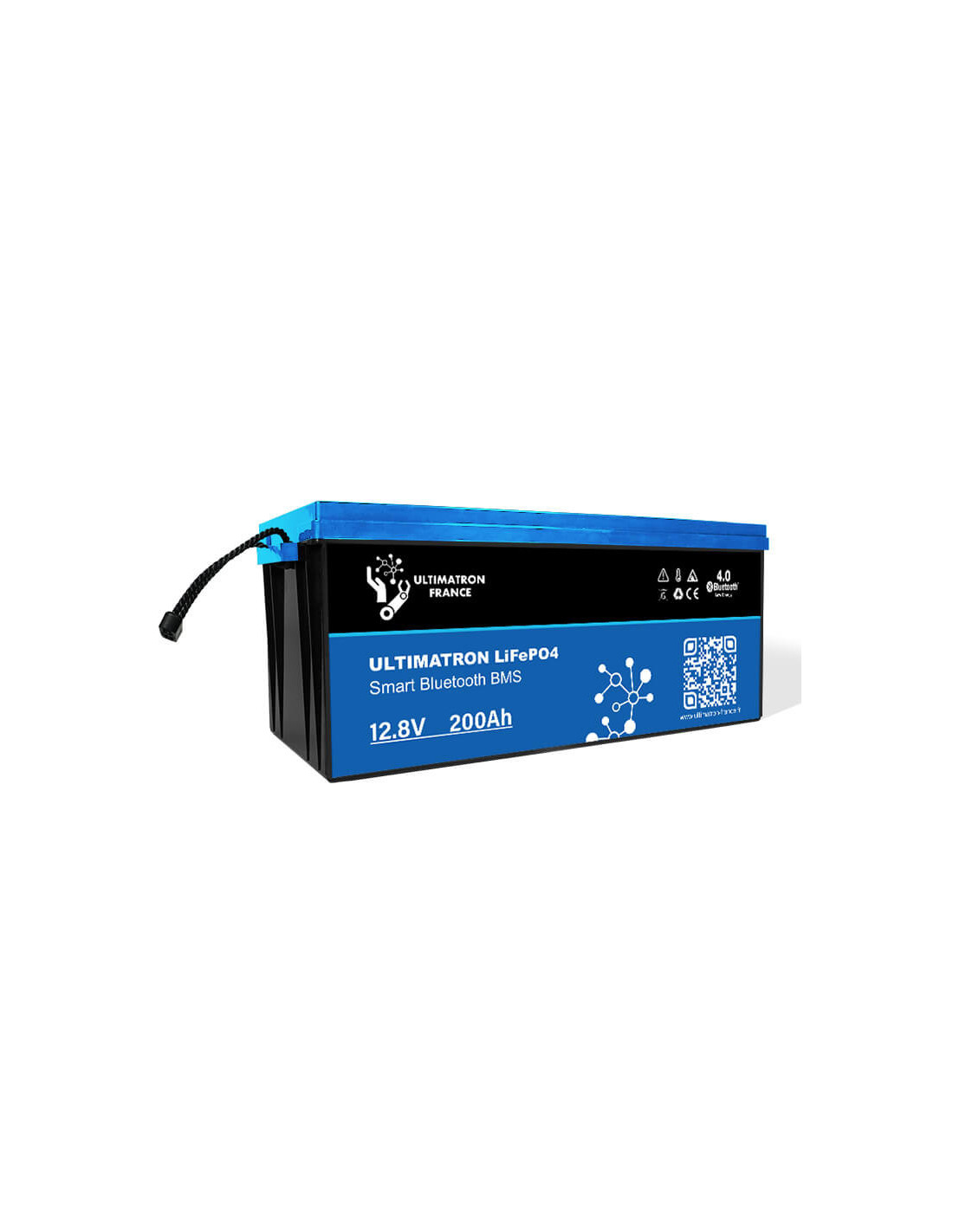 Batterie Ultimatron Lithium V Ah Lifepo Smart Bms Avec Bluetooth