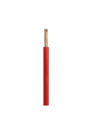 CABLE ELECTRIQUE SOUPLE 10MM² ROUGE AU M, 25M, 100M