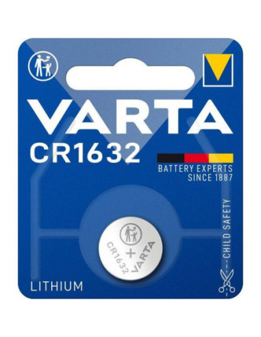 PILE CR1632 LITHIUM 3V 140MAH BL1 VARTA