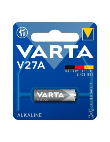 PILE VARTA ALCALINE 12V V27GA BLISTER DE 1