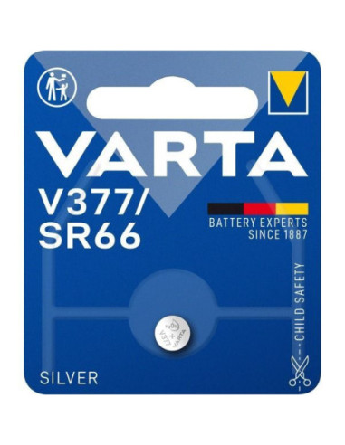 PILE VARTA SILVER SR66 / V377 BLISTER DE 1