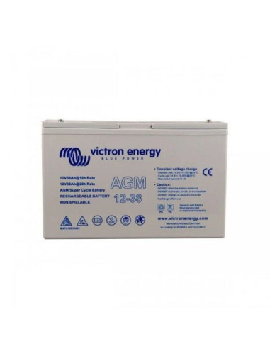 BATTERIE SUPER CYCLE AGM  VICTRON ENERGY 12V 38AH