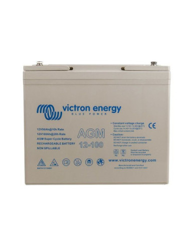 BATTERIE SUPER CYCLE AGM  VICTRON ENERGY 12V 100AH M6