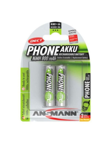 PILE LITHIUM ANSMANN RECHARGEABLE HR6