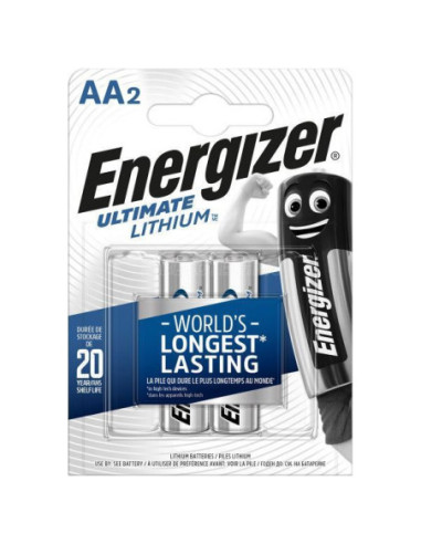 PILES LITHIUM AA ENERGIZER 1.5V BLISTER DE 2