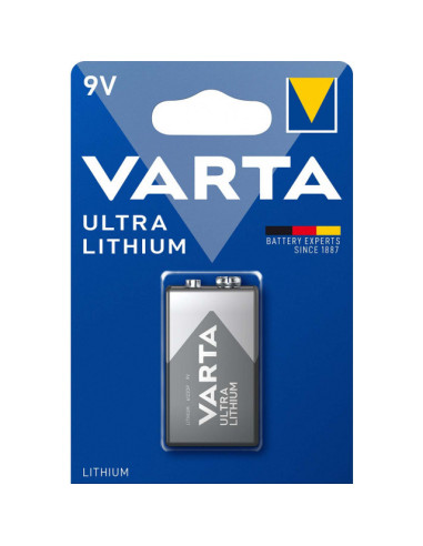 PILE LITHIUM 6LR61 9V BLISTER DE 1