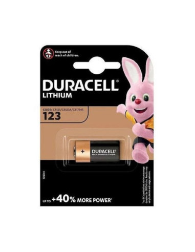 PILE LITHIUM DURACELL CR123