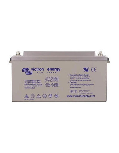 BATTERIE AGM DEEP CYCLE VICTRON ENERGY 12V 165AH M8