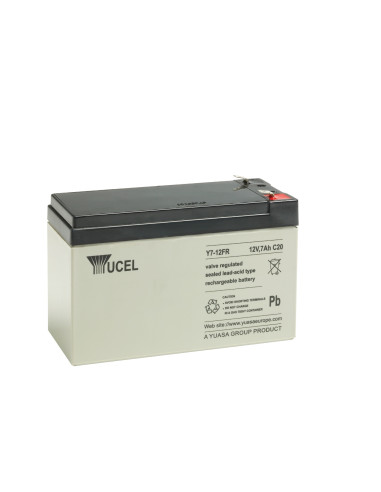 BATTERIE PLOMB ETANCHE YUASA YUCEL Y7-12FR 12V 7AH