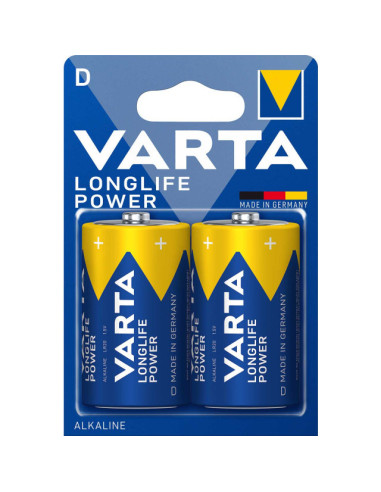 PILE VARTA LR20 D BLISTER X 2