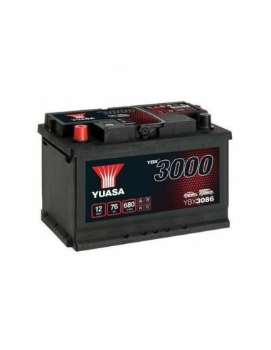 BATTERIE YUASA YBX3086 12V 76AH 680A