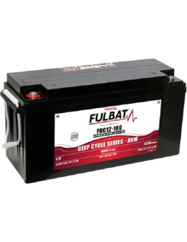 BATTERIE FULBAT AGM CARBON FDC12-180 12V 183AH