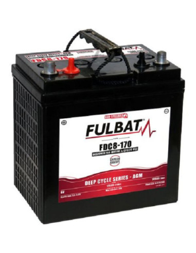 BATTERIE FULBAT AGM CARBON FDC8-170 8V 170AH