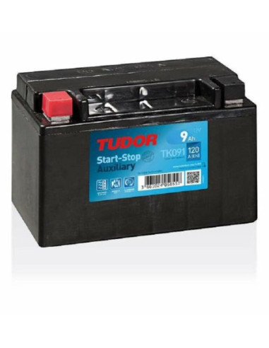 BATTERIE TUDOR AGM TK091 12V 9AH 120A