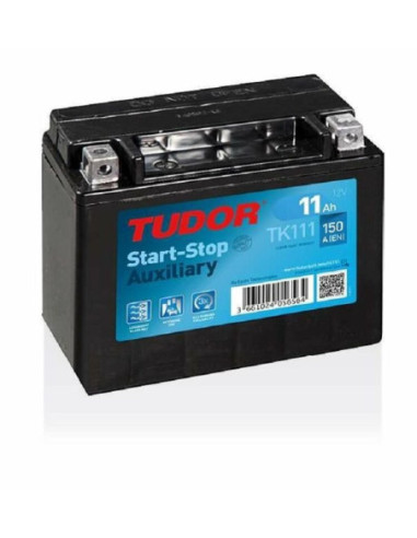 BATTERIE TUDOR AGM TK111 12V 11AH 150A