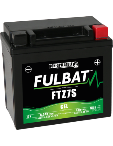 BATTERIE FULBAT GEL FTZ7S 12V 6.3AH 130A