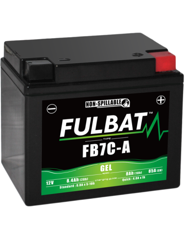 BATTERIE FULBAT GEL FB7C-A 12V 8AH 85A