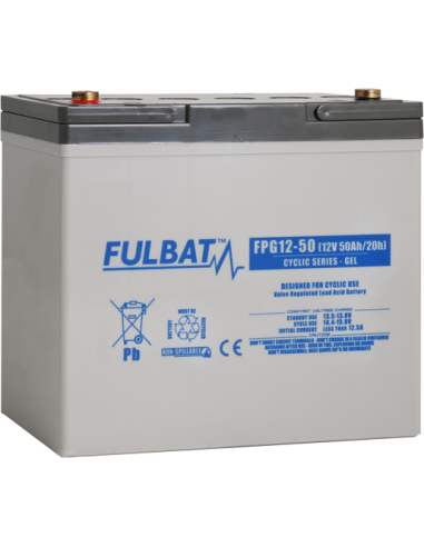 BATTERIE FULBAT FPG12-50 12V 50AH