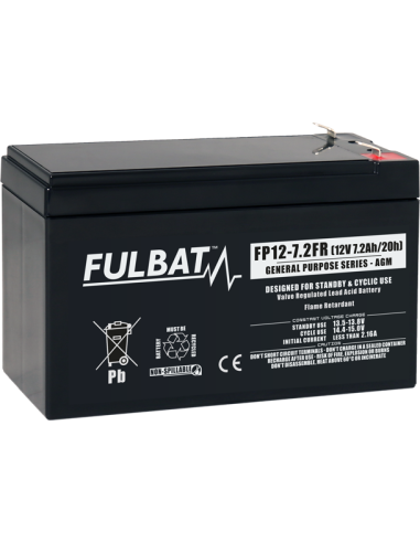 BATTERIE FULBAT AGM FP12-7.2FR 12V 7.2A