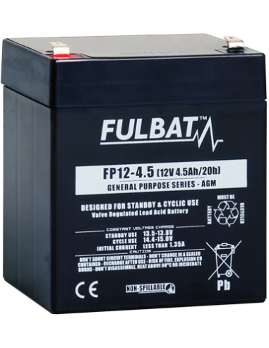 BATTERIE FULBAT AGM FP12-4.5FR 12V 4.5AH