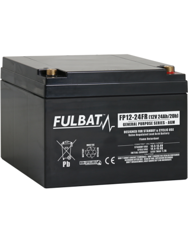 BATTERIE FULBAT AGM FP12-24FR 12V 24A