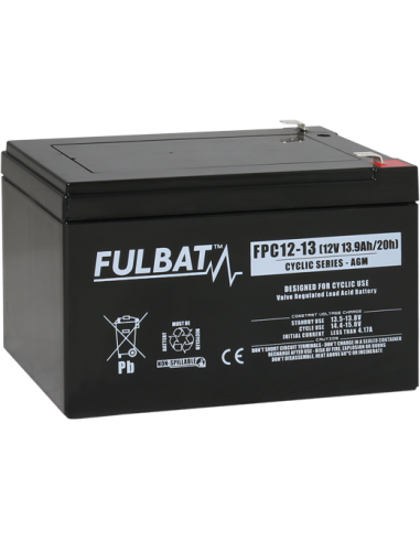 BATTERIE FULBAT AGM FPC12-13 12V 14AH