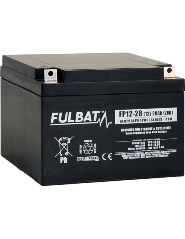 BATTERIE FULBAT AGM FP12-28 12V 28A