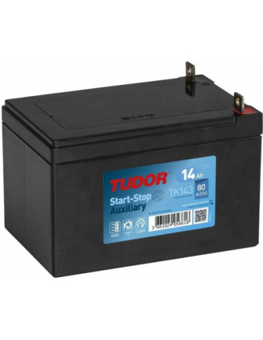 BATTERIE TUDOR AGM TK143 12V 14AH 80A