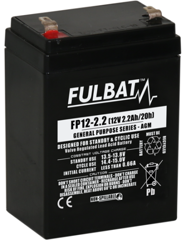 BATTERIE FILBAT AGM FP12-2.2 12V 2.2A