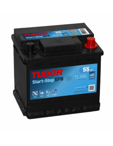 BATTERIE TUDOR EFB TL550 12V 55AH 540A