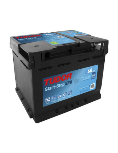 BATTERIE TUDOR EFB TL600 12V 60AH 640A