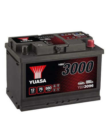 BATTERIE YUASA YBX3096 12V 76AH 680A