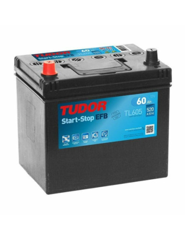 BATTERIE TUDOR EFB TL605 12V 60AH 520A