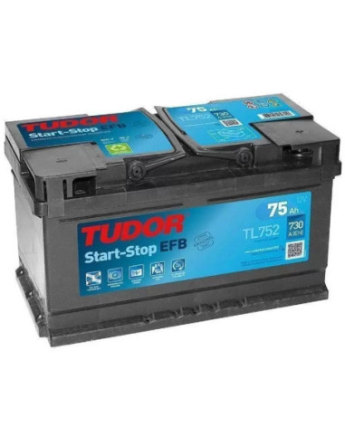 BATTERIE TUDOR EFB TL752 12V 75AH 730A