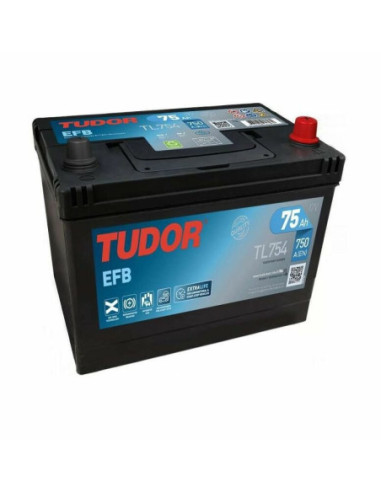 BATTERIE TUDOR EFB TL754 12V 75AH 750A