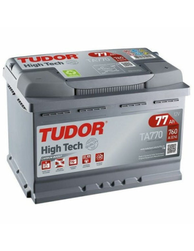 BATTERIE TUDOR TA770 12V 77AH 760A