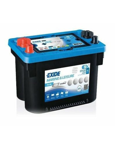 BATTERIE EXIDE EP450 AGM 12V 50AH 750A