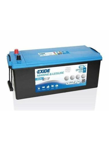 BATTERIE EXIDE EP1500 AGM 12V 180AH 900A