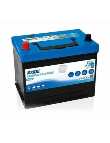 BATTERIE EXIDE ER350 12V 80AH 510A