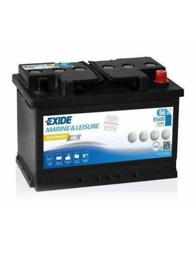 BATTERIE EXIDE GEL ES650 12V 56AH 460A