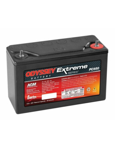 BATTERIE ODYSSEY ODS-AGM30E 12V 34AH 400A (PC950)