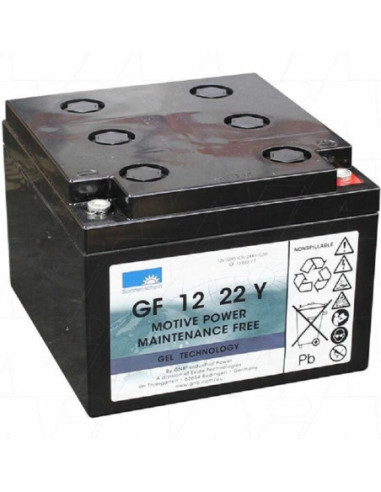 BATTERIE GEL GF12022YT 12V 24AH