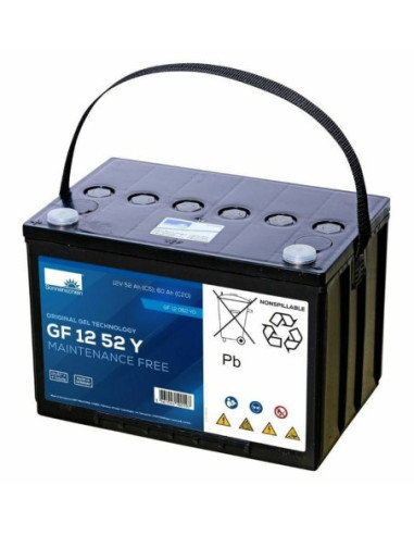 BATTERIE GEL GF12052YO 12V 60AH