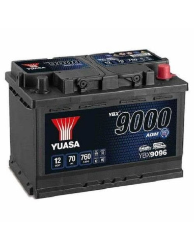 BATTERIE YUASA YBX9096 12V 70AH 760A