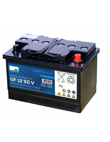 BATTERIE GEL GF12050V 12V 55AH