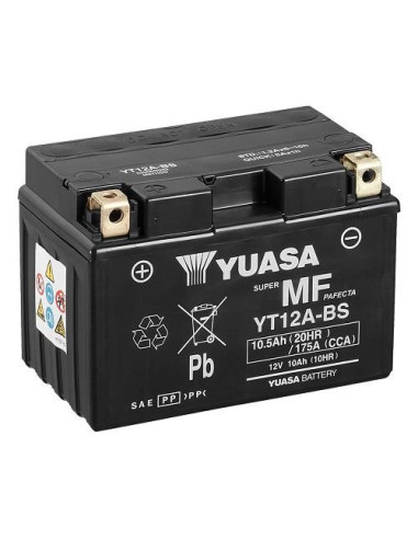 BATTERIE YUASA YT12A 12V 10.5AH 175A