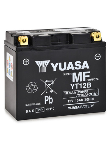 BATTERIE YUASA YT12B 12V 10.5AH 210A