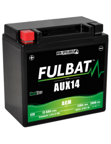 BATTERIE AUXILIAIRE FULBAT AGM 12.6Ah 200A