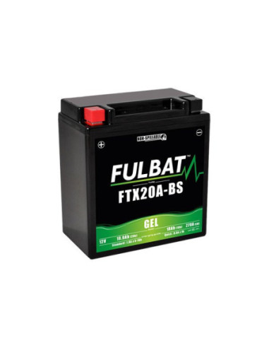 BATTERIE FULBAT GEL FTX20A-BS 12V 18.9Ah 270A