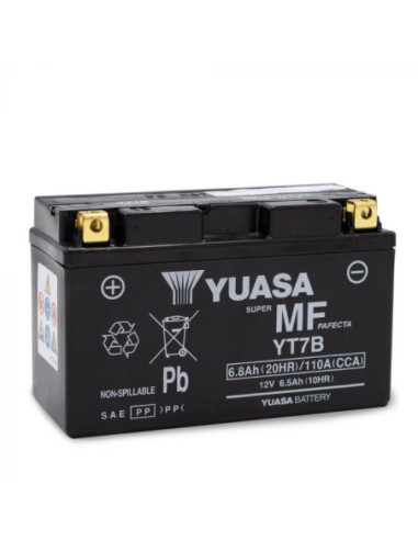 BATTERIE YUASA YT7B 12V 6.8AH 110A